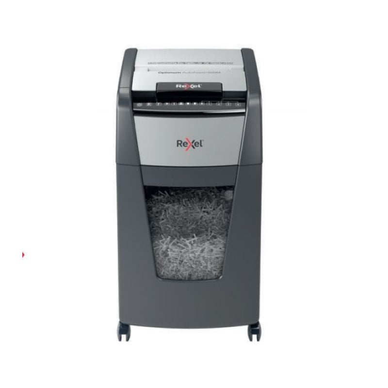 Rexel Optimum AutoFeed+ 300X Shredder, (P-4), 300 sheets, 60 l bin Urządzenia biurowe/Niszczarki Your Sports Performance
