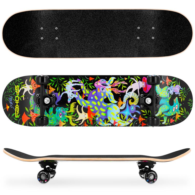 Spokey skateboard with glowing graphics Ollie SPK-942542 Accessories/Skating Your Sports Performance