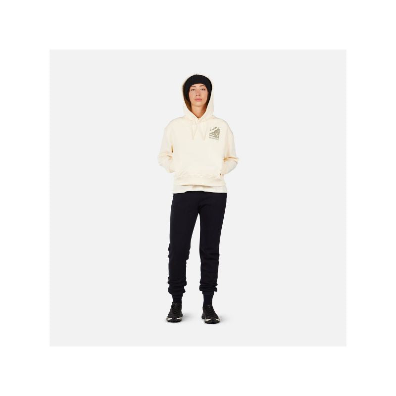 ROSSIGNOL W WATERFALL H RELAX SWEATSHIRT women's sweatshirt white