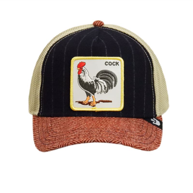 Goorin Bros. Moon Rooster Cock Trucker Cap - 101-1486-NVY Odzież/Czapki/Czapki z daszkiem Your Sports Performance