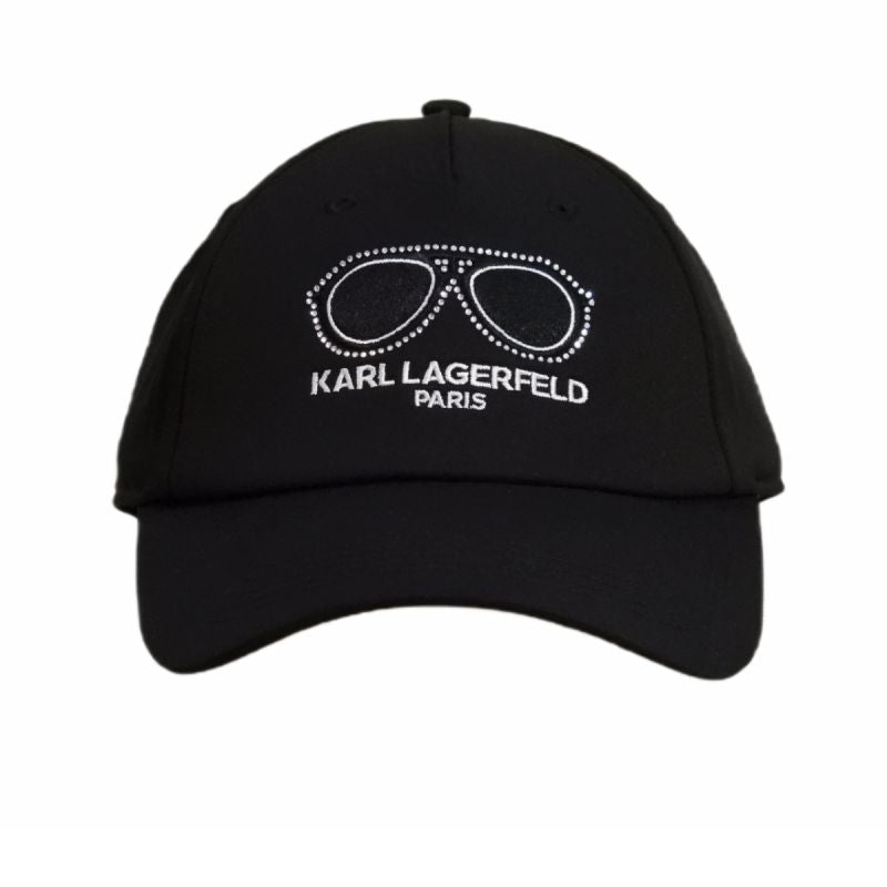 Karl Lagerfeld Paris Cap with Strapback Glasses Black - L5WH7946 blk Odzież/Czapki/Czapki z daszkiem Your Sports Performance