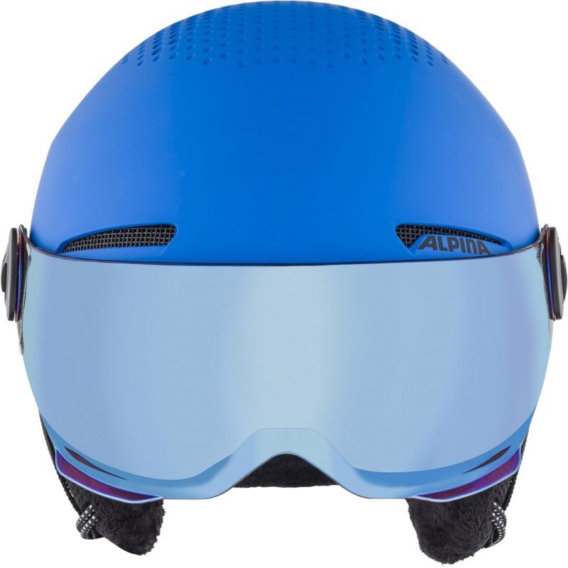 ALPINA ZUPO VISOR Q-LITE BLUE 51-55 ski helmet Narciarstwo/Kaski Your Sports Performance