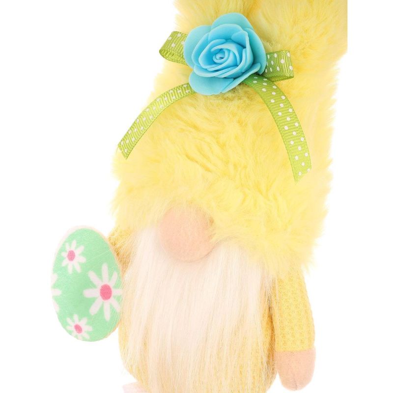 gnome bunny 25cm yellow in sneakers spring decoration Home and Garden/Equipment Your Sports Performance