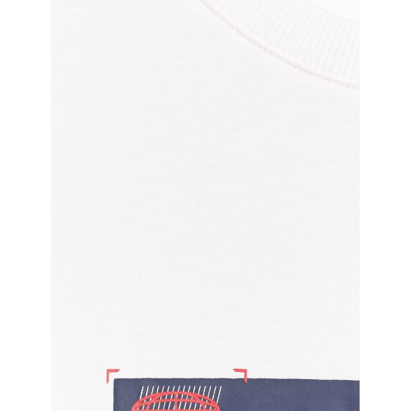 Men's oversize printed T-shirt 4F 4FRAW25TTSHM3227-10S 4f
