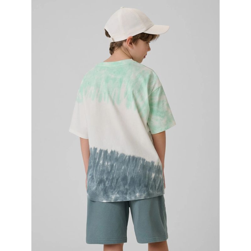 Boy's cotton T-shirt 4F 4FJRSS26TTSHM4172-90A