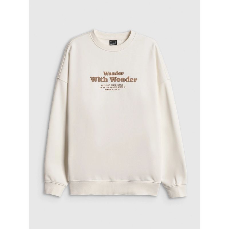 Women's oversize sweatshirt without hood 4F 4FRSS26TSWSF2993-11S 4f