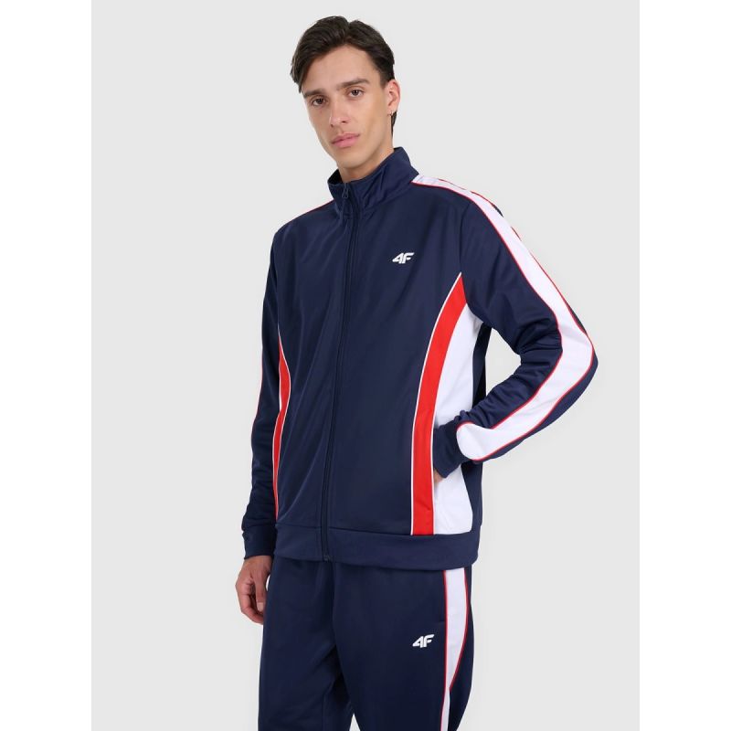 Men's zip-up sweatshirt without hood 4F 4FRAW25TSWSM2459-31S 4f