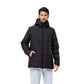 Men's transition jacket Jack Wolfskin DEUTZER LONG JKT M black breathable material black (1207451_6000) In preparation Your Sports Performance