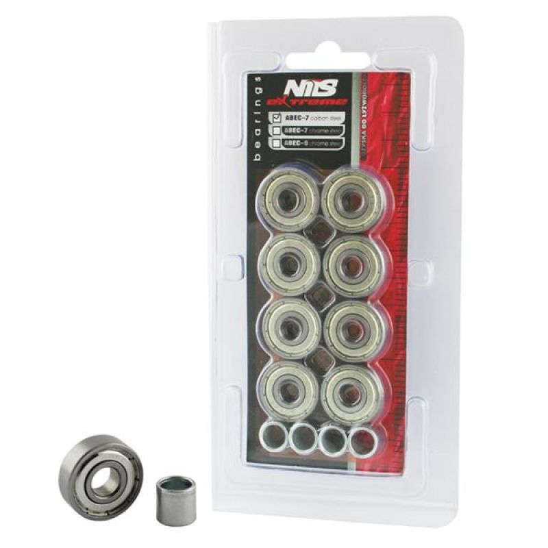 ABEC-7 CARBON bearings (8 pcs) NILS EXTREME 16-31-004 Accessories/Skating/Rolki (pozostałe) Your Sports Performance
