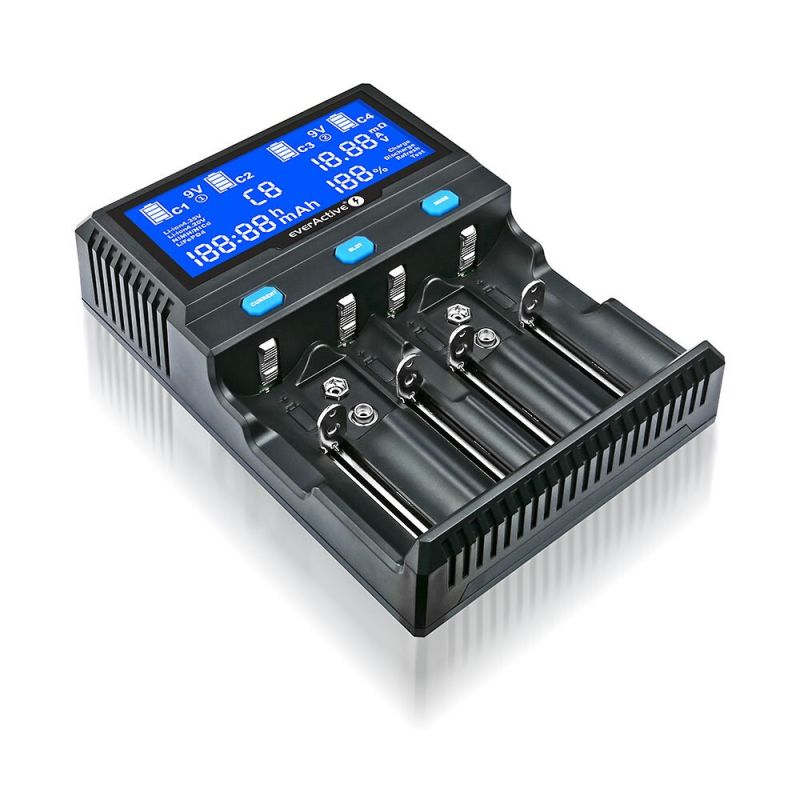 EVERACTIVE CHARGER FOR LI-ION AND NI-MH CYLINDRICAL BATTERIES UC4200 Baterie, akumulatorki i ładowarki/Ładowarki akumulatorowe (bez akumulatorków) Your Sports Performance