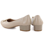 Beige women's pumps Jezzi 200-15 To be categorized Your Sports Performance