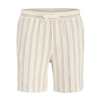 Jack&Jones men's striped shorts JPSTJAIDEN COBA STRIPE JOG SHORTS REG SN 12274413 Antique White Stripes Jack&Jones