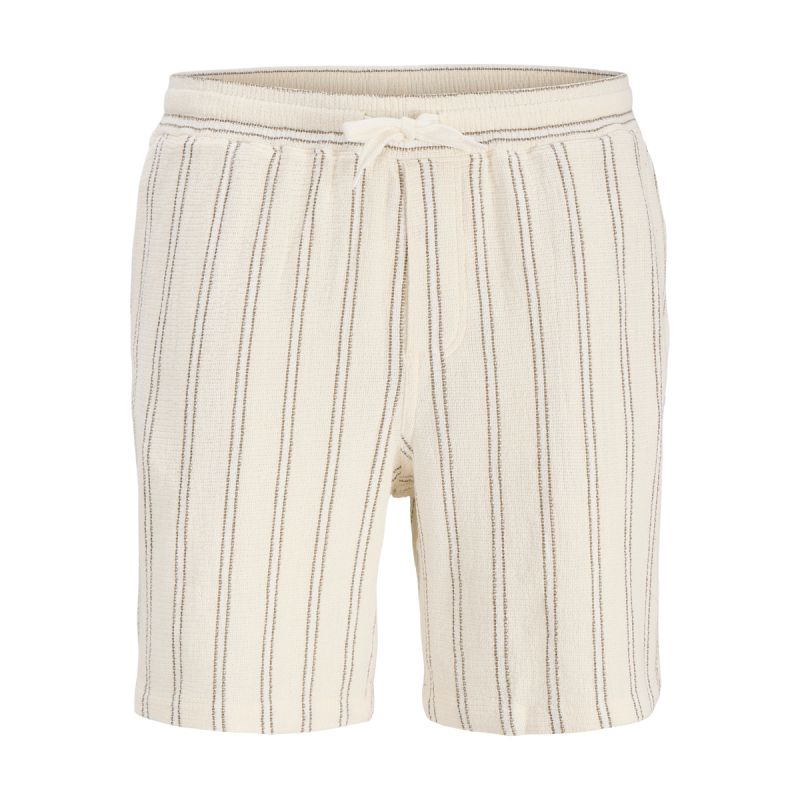 Jack&Jones men's striped shorts JPSTJAIDEN COBA STRIPE JOG SHORTS REG SN 12274413 Antique White Stripes Jack&Jones