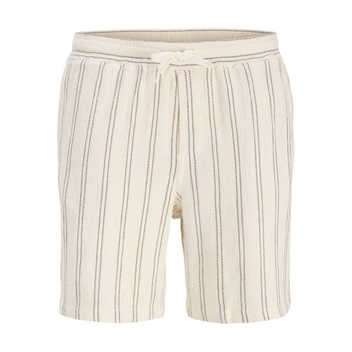 Jack&Jones men's striped shorts JPSTJAIDEN COBA STRIPE JOG SHORTS REG SN 12274413 Antique White Stripes Jack&Jones