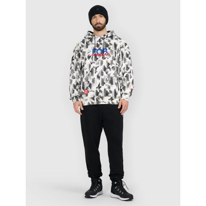Men's loose hooded sweatshirt 4F 4FRAW25TSWSM2569-91A 4f