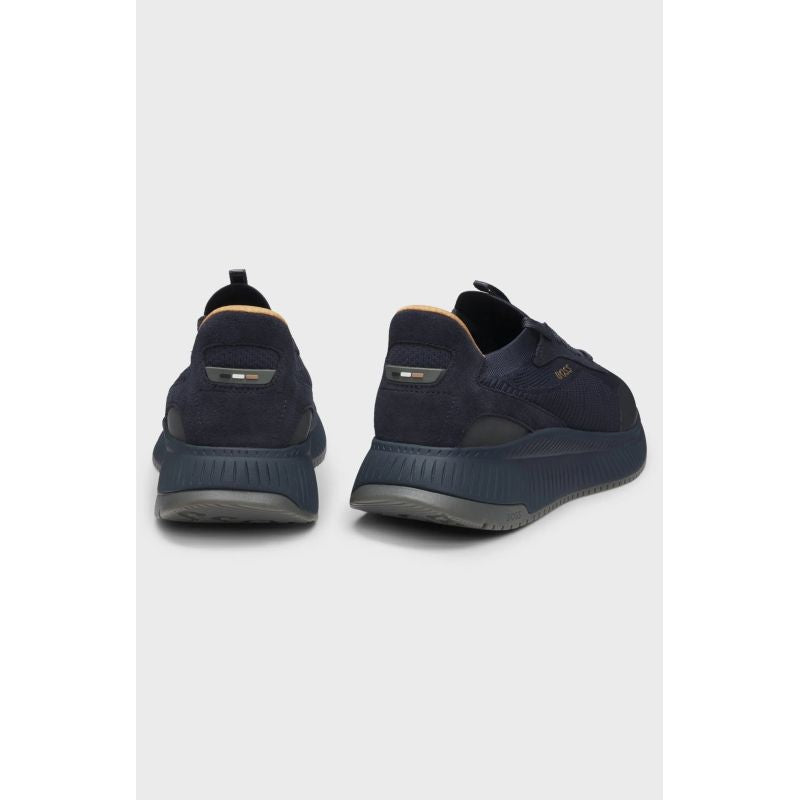Men's shoes BOSS SNEAKER TTNM EVO_SLON_KNRSD OPEN BLUE (50523113-475) Boss