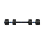 Bituminous adjustable dumbbells with connector 2x10kg REBEL ACTIVE In preparation Your Sports Performance