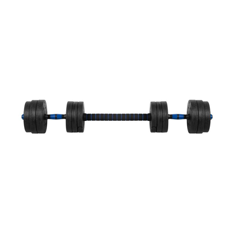 Bituminous adjustable dumbbells with connector 2x10kg REBEL ACTIVE In preparation Your Sports Performance