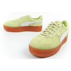 Puma women's shoes sports sneakers Palermo platform fashionable green Puma