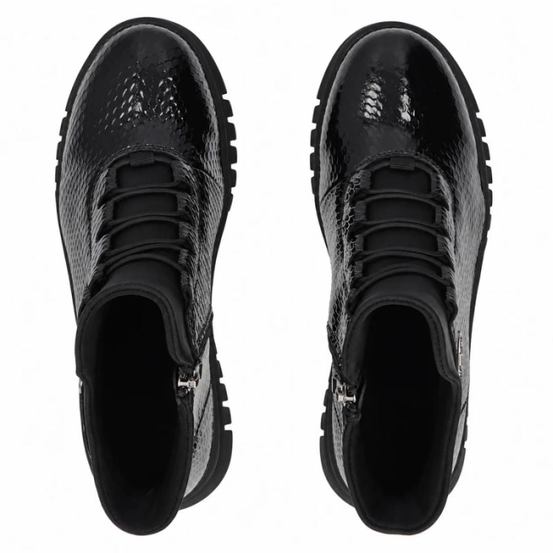 Black Patent Leather Women’s Ankle Boots Filippo DBT8075