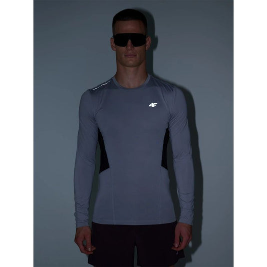 Men's quick-drying running longsleeve 4F 4FWAW24TFLOM252-27S *Kategoria tymczasowa Your Sports Performance