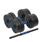 Bituminous adjustable dumbbells with connector 2x10kg REBEL ACTIVE In preparation Your Sports Performance