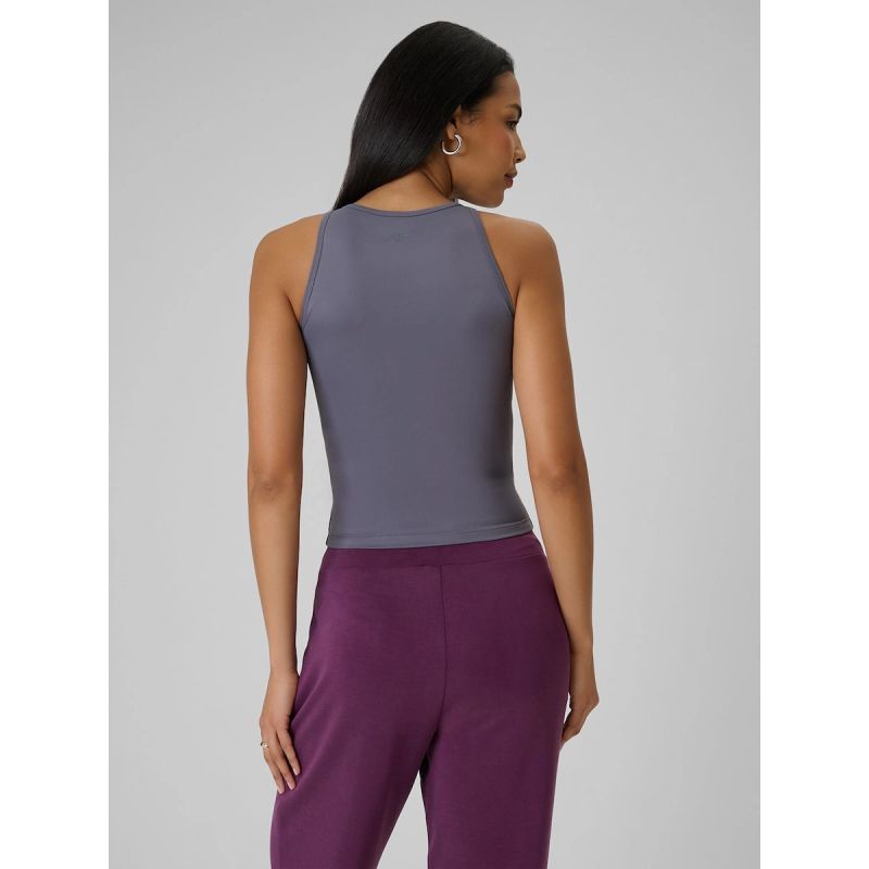 Women's sleeveless slim plain t-shirt 4F 4FRSS26TSLEF319-24S 4f