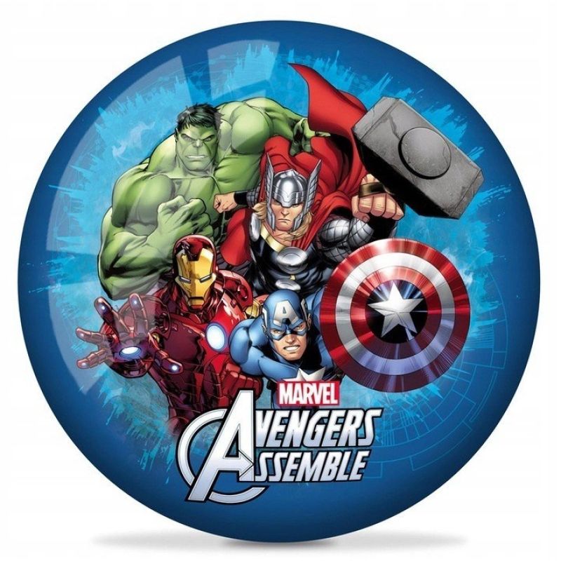 Children's rubber ball 140mm with Avengers MONDO motif Junior/Akcesoria/Akcesoria basenowe Your Sports Performance