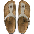 Birkenstock Gizeh Stone Birko-Flor narrow women's flip-flops for narrow feet gray (0043393) Footwear/Lifestyle/Brinkenstock/Japonki Birkenstock
