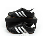 Adidas Women's Taekwondo Sports Shoes Black Leather Slip-On adidas