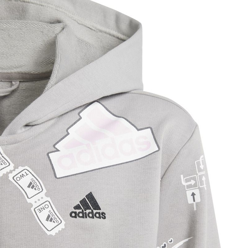 Adidas Biuv Zip Hoodie Jr IS3755 sweatshirt Clothing/Lifestyle Adidas