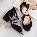 Sergio Leone W SK367A black block heel sandals Footwear/Outdoor Your Sports Performance
