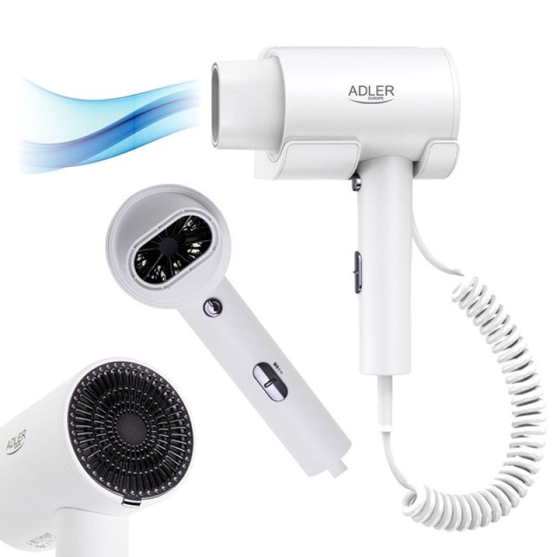 ADLER AD 2285w hotel hair dryer white AGD - Produkty/Suszarki do włosów Your Sports Performance
