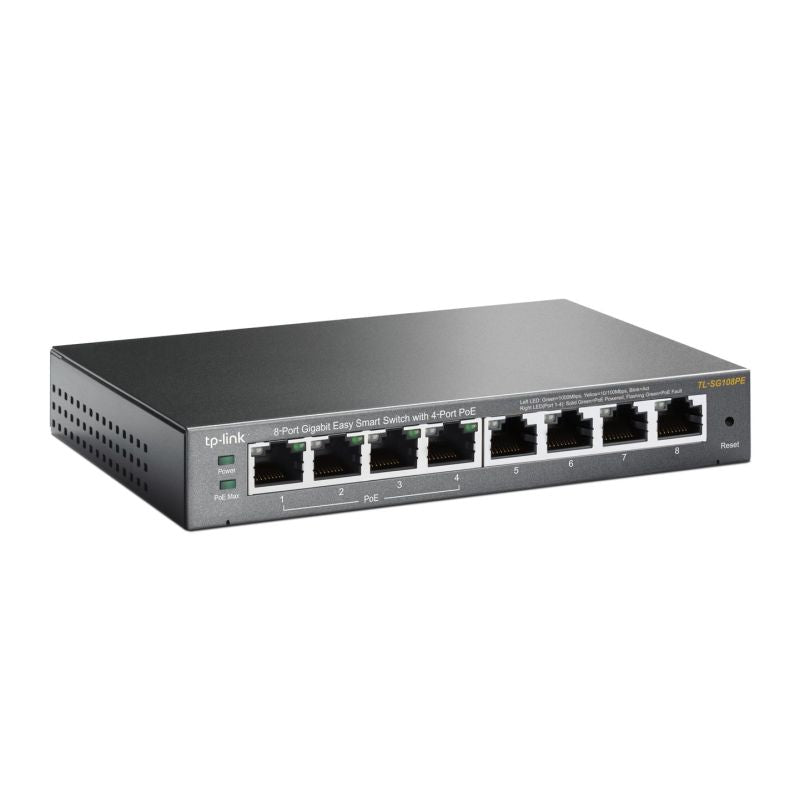 Switch TP-LINK TL-SG108PE (8x 10/100/1000Mbps) Komunikacja i łączność/Switch-e Your Sports Performance