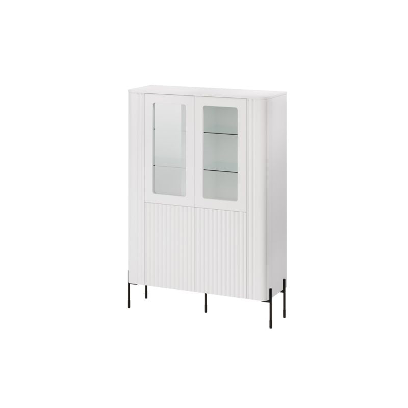 VERA display cabinet 110x40x160 white matt Bufety i witryny/Bufety i witryny na drewnianej podstawie Your Sports Performance