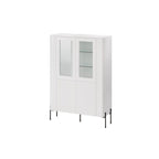 VERA display cabinet 110x40x160 white matt Bufety i witryny/Bufety i witryny na drewnianej podstawie Your Sports Performance