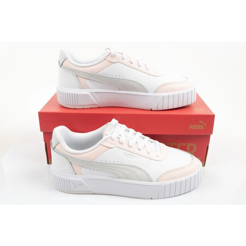 Puma women's sports shoes Carina Mia sneakers leather white
