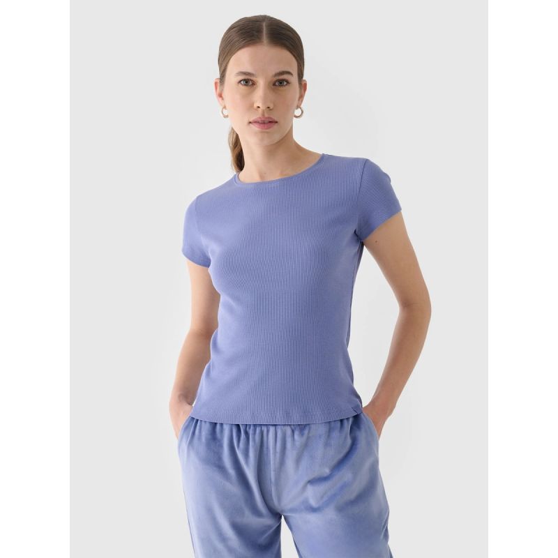 Women's slim plain T-shirt 4F 4FRAW24TTSHF2300-32S *Kategoria tymczasowa Your Sports Performance