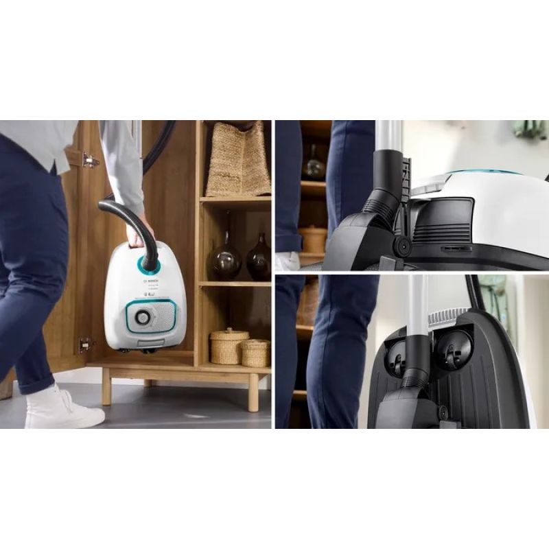Bosch Series 4 BGB41HYG1H Bagged Vacuum Cleaner (600W; White) AGD - Produkty/Odkurzacze Your Sports Performance