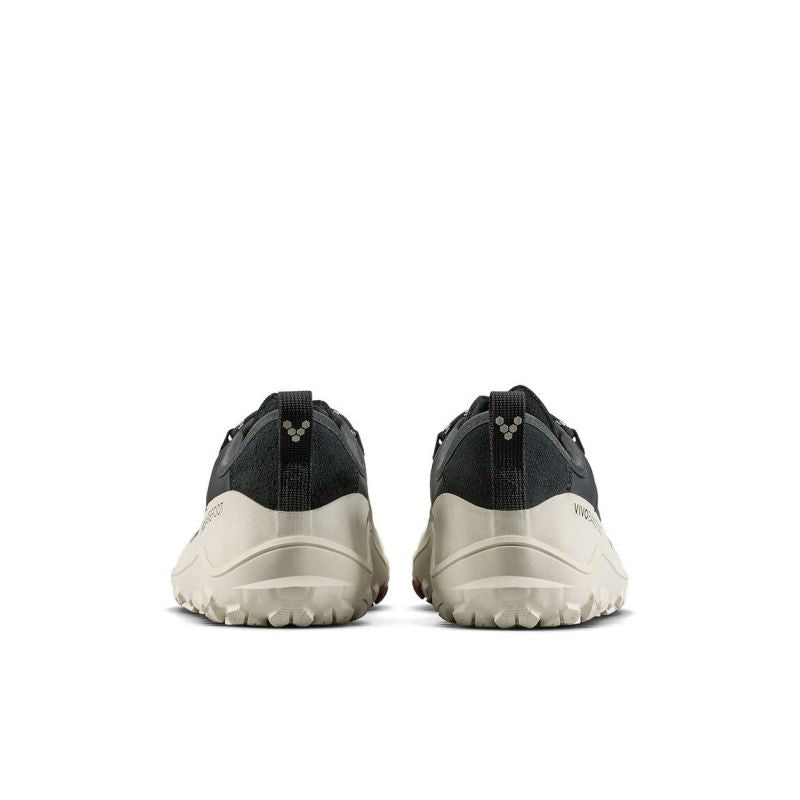 Vivobarefoot TRACKER LEATHER AT LOW MENS OBSIDIAN/WHITE men's shoes (309534-04)