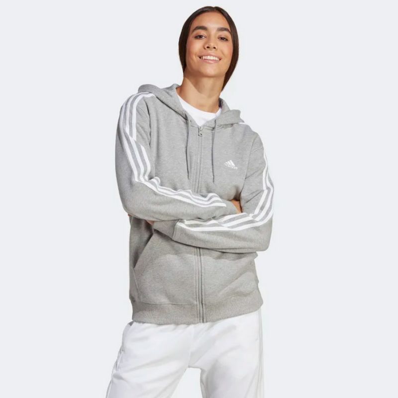 Sweatshirt adidas 3 Stripes Full-Zip R HD W I9917 Clothing/Training Adidas