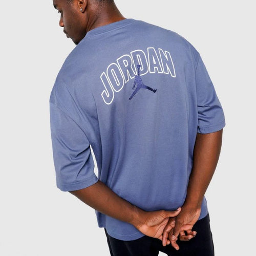 Men's Air Jordan Brooklyn Arch Logo T-shirt Blue - II2344-410