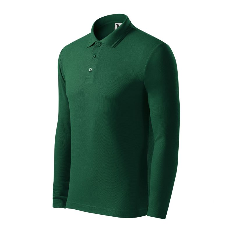 Malfini Pique Polo LS M MLI-221D3 dark green polo shirt Clothing/Lifestyle/T-shirts/Malfini Malfini
