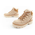 O'neill winter boots women's hiking boots ankle boots insulated fashionable beige brown ONeill