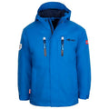 TrollKids Kids Sognefjord Jacket Pro azure blue/navy breathable raincoat (431-160) In preparation Your Sports Performance
