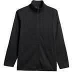 Men's fleece 4F M443 deep black melange 4FWSS26TFLEM443 20M