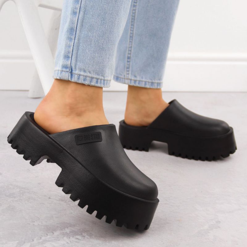Clogs with a massive sole Big Star W NN274014 INT2083A Footwear/Lifestyle/Brinkenstock/Klapki/chodaki Your Sports Performance