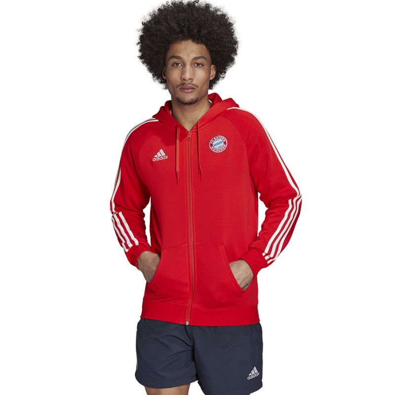 Sweatshirt adidas FC Bayern DNA FZ HD M HF1356 Clothing/Football Adidas