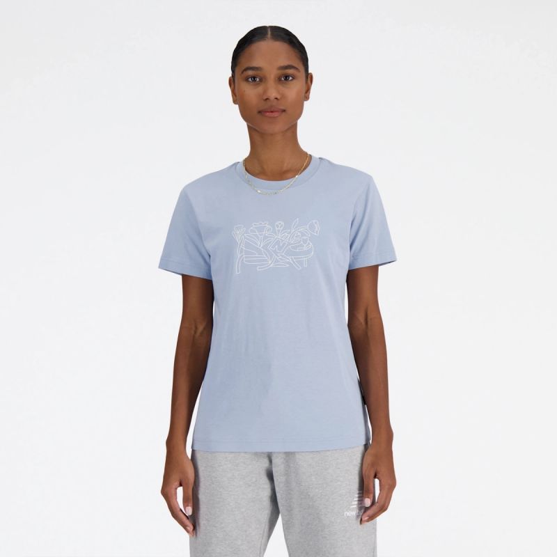 New Balance S/S Floral Tee Lay W WT41912LAY Clothing/Lifestyle/T-shirts/New Balance New Balance