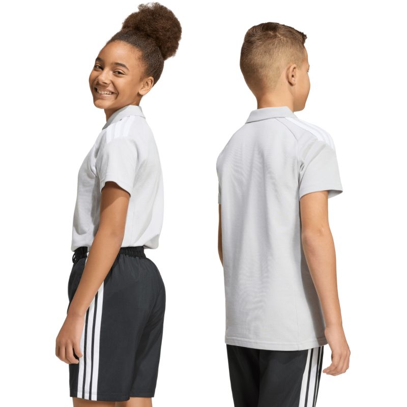 adidas Tiro 26 League Polo Shirt for Kids, Grey KF3405